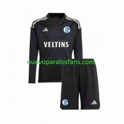 Camiseta de Fútbol Schalke 04 Portero Niño Exterior 2023-2024 Manga Larga