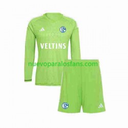 Camiseta de Fútbol Schalke 04 Portero Niño Casa 2023-2024 Manga Larga