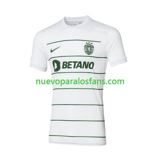 Camiseta de Fútbol Sporting CP Hombre Exterior 2023-2024 Manga Corta