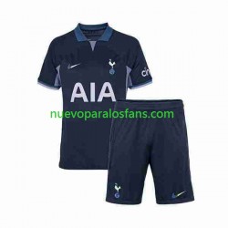 Camiseta de Fútbol Tottenham Hotspur Niño Exterior 2023-2024 Manga Corta