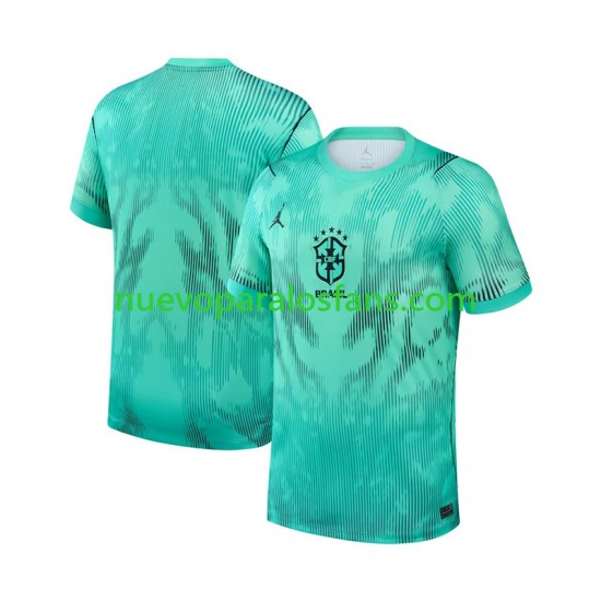 Camiseta de Fútbol Brasil Portero Hombre Tercera Copa Mundial 2026 Manga Corta