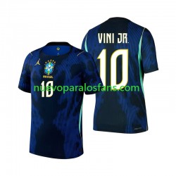 Camiseta de Fútbol Brasil Vinicius Junior 10 Hombre Exterior Copa Mundial 2026 Manga Corta