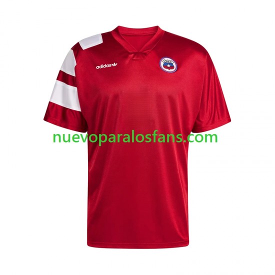 Camiseta de Fútbol Chile Hombre Casa 1994 Manga Corta