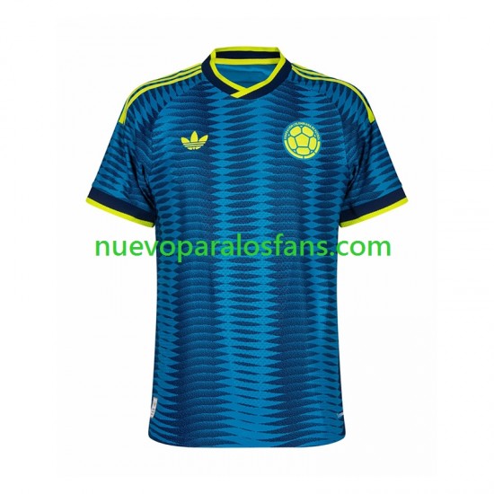 Camiseta de Fútbol Colombia Hombre Exterior Copa Mundial 2026 Manga Corta