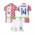 Camiseta de Fútbol Croacia Ivan Perisic 14 Niño Casa Copa Mundial 2026 Manga Corta