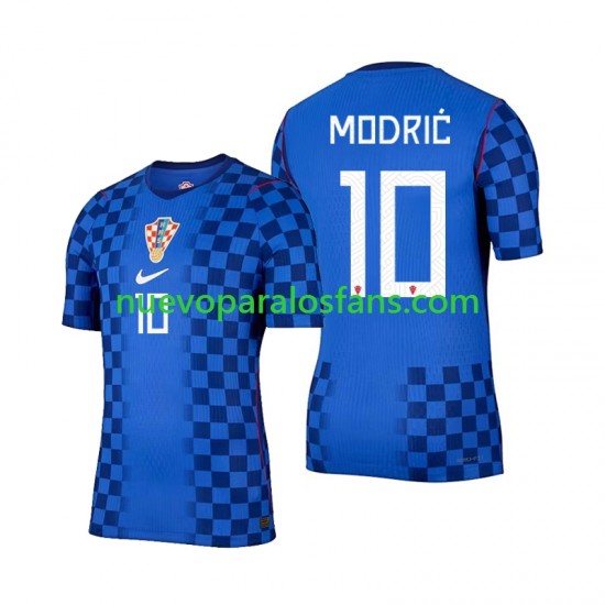 Camiseta de Fútbol Croacia Modrić Luka 10 Hombre Exterior Copa Mundial 2026 Manga Corta