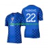 Camiseta de Fútbol Croacia Luka Vuskovic 22 Hombre Exterior Copa Mundial 2026 Manga Corta