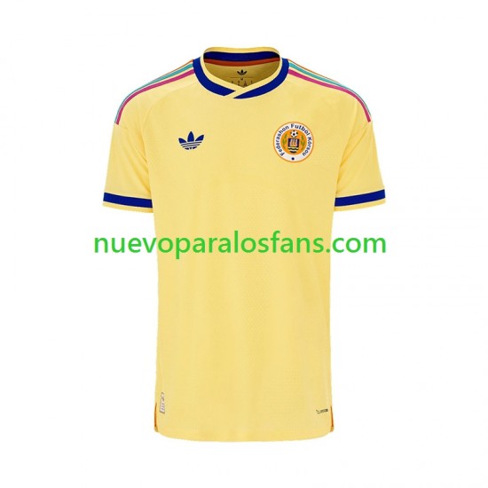 Camiseta de Fútbol Curacao Hombre Exterior Copa Mundial 2026 Manga Corta