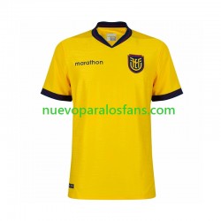 Camiseta de Fútbol Ecuador Hombre Casa Copa Mundial 2026 Manga Corta