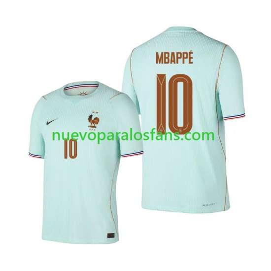 Camiseta de Fútbol Francia Mbappé Kylian 10 Hombre Exterior Copa Mundial 2026 Manga Corta