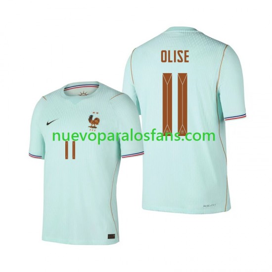 Camiseta de Fútbol Francia Michael Olise 11 Hombre Exterior Copa Mundial 2026 Manga Corta