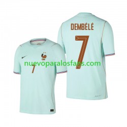 Camiseta de Fútbol Francia Ousmane Dembele 7 Hombre Exterior Copa Mundial 2026 Manga Corta
