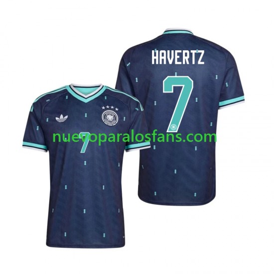 Camiseta de Fútbol Alemania Kai Havertz 7 Hombre Exterior Copa Mundial 2026 Manga Corta