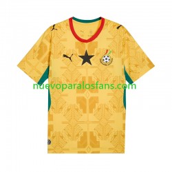 Camiseta de Fútbol Ghana Hombre Exterior Copa Mundial 2026 Manga Corta
