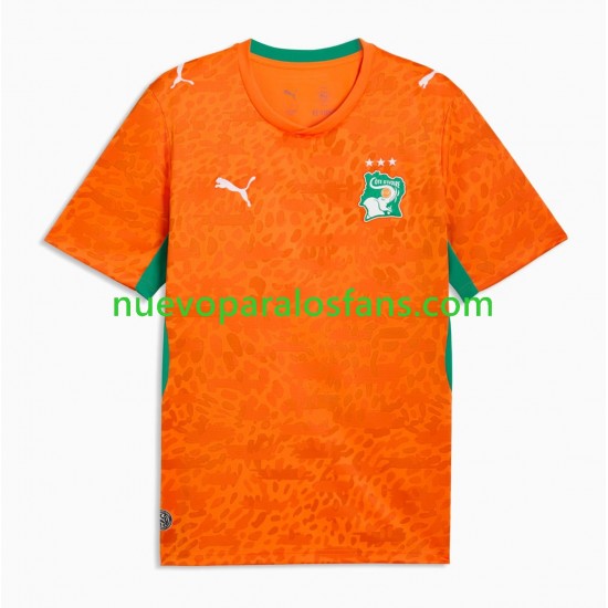 Camiseta de Fútbol Costa De Marfil Hombre Casa Copa Mundial 2026 Manga Corta