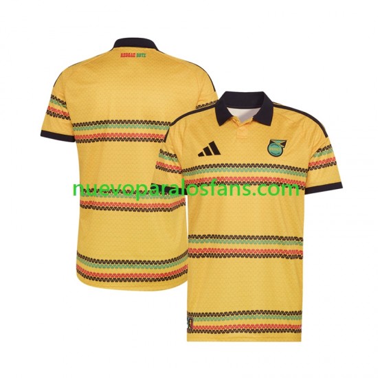 Camiseta de Fútbol Jamaica Hombre Casa Copa Mundial 2026 Manga Corta