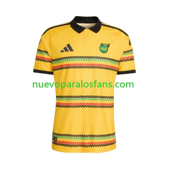 Camiseta de Fútbol Jamaica Hombre Casa Copa Mundial 2026 Manga Corta