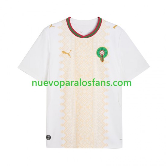 Camiseta de Fútbol Marruecos Hombre Exterior Copa Mundial 2026 Manga Corta