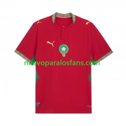 Camiseta de Fútbol Marruecos Hombre Casa Copa Mundial 2026 Manga Corta