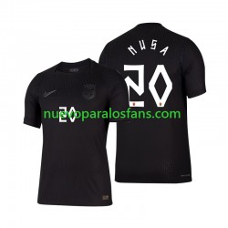 Camiseta de Fútbol Noruega Antonio Nusa 20 Hombre Exterior Copa Mundial 2026 Manga Corta