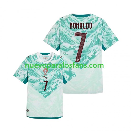 Camiseta de Fútbol Portugal Cristiano Ronaldo 7 Hombre Exterior 2026 2027 Manga Corta