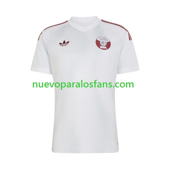 Camiseta de Fútbol Catar Hombre Exterior 2026 2027 Manga Corta