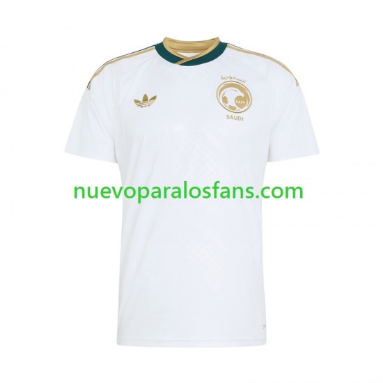 Camiseta de Fútbol Arabia Saudita Hombre Exterior Copa Mundial 2026 Manga Corta