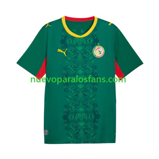 Camiseta de Fútbol Senegal Hombre Exterior 2026 2027 Manga Corta
