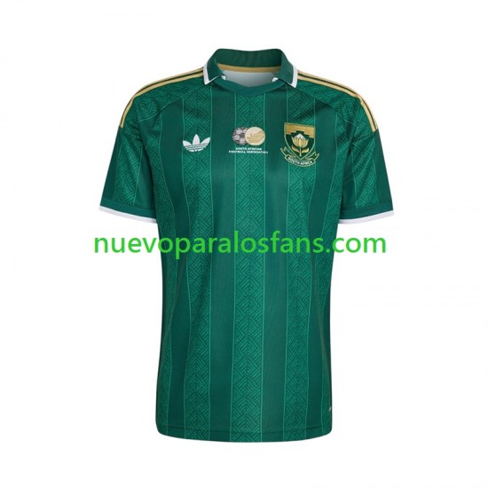 Camiseta de Fútbol Sudáfrica Hombre Exterior Copa Mundial 2026 Manga Corta