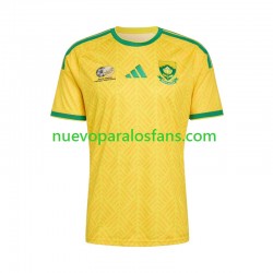 Camiseta de Fútbol Sudáfrica Hombre Casa Copa Mundial 2026 Manga Corta