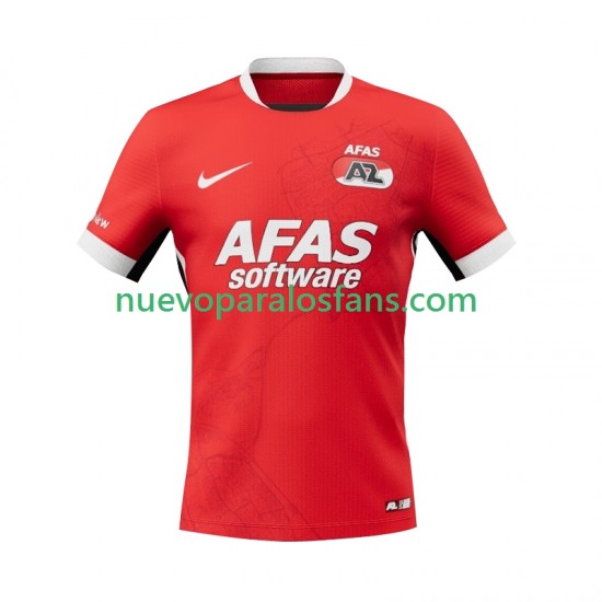 Camiseta de Fútbol AZ Alkmaar Hombre Casa 2025-2026 Manga Corta