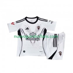 Camiseta de Fútbol Albacete Niño Casa 2025-2026 Manga Corta