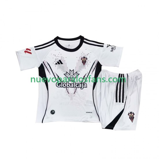 Camiseta de Fútbol Albacete Niño Casa 2025-2026 Manga Corta