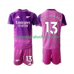 Camiseta de Fútbol Arsenal Kepa Arrizabalaga 13 Portero Niño Tercera 2025-2026 Manga Corta