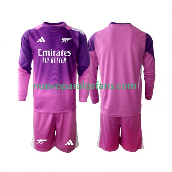 Camiseta de Fútbol Arsenal Portero Niño Tercera 2025-2026 Manga Larga