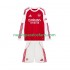 Camiseta de Fútbol Arsenal Niño Casa 2025-2026 Manga Larga