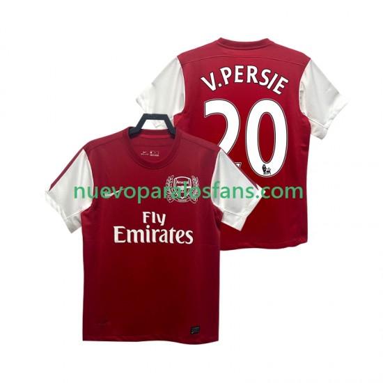 Camiseta de Fútbol Arsenal V PERSIE 20 2012 Retro Hombre Casa 2011 Manga Corta