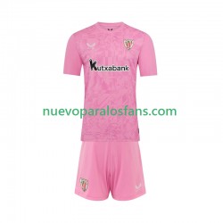 Camiseta de Fútbol Athletic Bilbao Portero Niño Exterior 2025-2026 Manga Corta