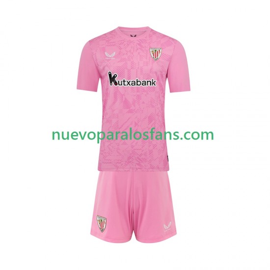 Camiseta de Fútbol Athletic Bilbao Portero Niño Exterior 2025-2026 Manga Corta
