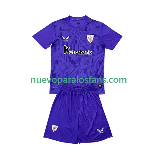 Camiseta de Fútbol Athletic Bilbao Portero Niño Tercera 2025-2026 Manga Corta