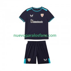 Camiseta de Fútbol Athletic Bilbao Niño Exterior 2025-2026 Manga Corta