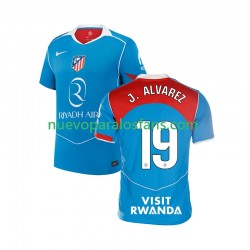 Camiseta de Fútbol Atlético Madrid Julian Alvarez 19 Hombre Tercera 2025-2026 Manga Corta
