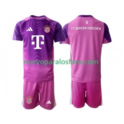 Camiseta de Fútbol Bayern de Múnich Portero Niño Cuarto 2025-2026 Manga Corta