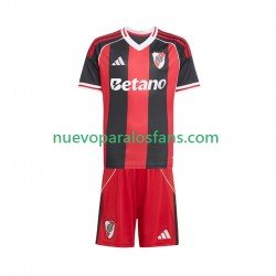Camiseta de Fútbol CA River Plate Niño Exterior 2025-2026 Manga Corta