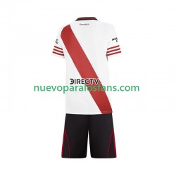 Camiseta de Fútbol CA River Plate Niño Casa 2025-2026 Manga Corta