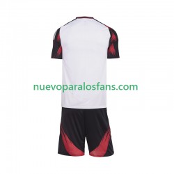 Camiseta de Fútbol CR Flamengo Niño Exterior 2025-2026 Manga Corta