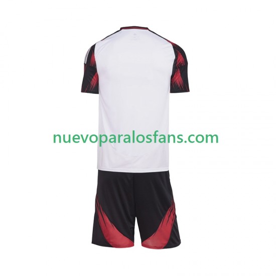 Camiseta de Fútbol CR Flamengo Niño Exterior 2025-2026 Manga Corta