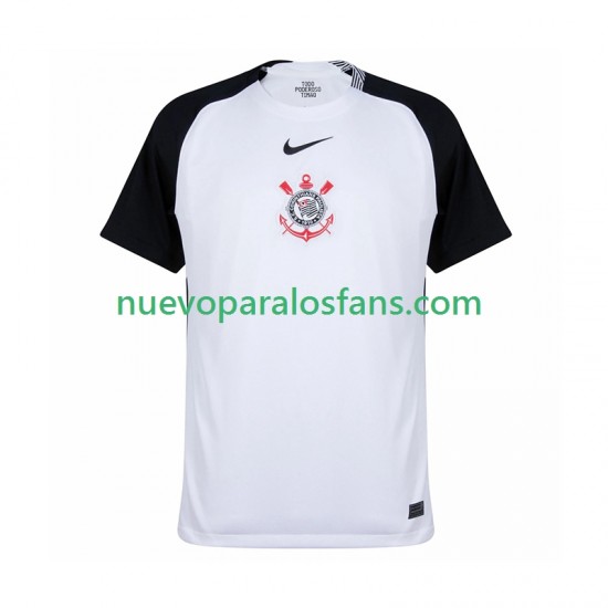 Camiseta de Fútbol Corinthians Hombre Casa 2025-2026 Manga Corta