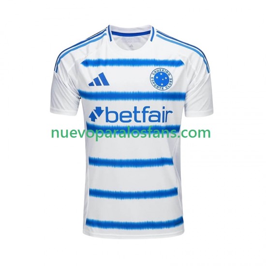 Camiseta de Fútbol Cruzeiro Hombre Exterior 2025-2026 Manga Corta