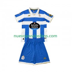 Camiseta de Fútbol Deportivo La Coruna Niño Casa 2025-2026 Manga Corta